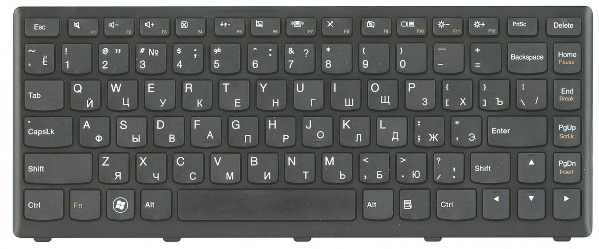 Клавиатура Lenovo IdeaPad S400 OEM