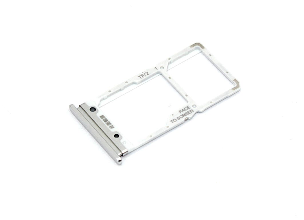 Лоток для SIM-карты Xiaomi Mi 9 Lite серебристый