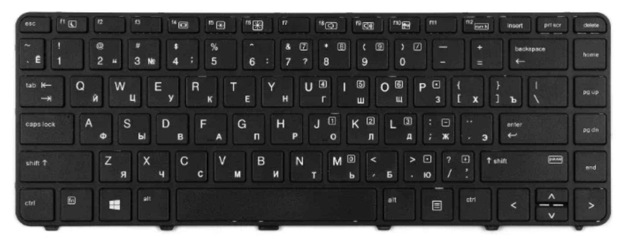 Клавиатура HP ProBook 440 G4 черная OEM