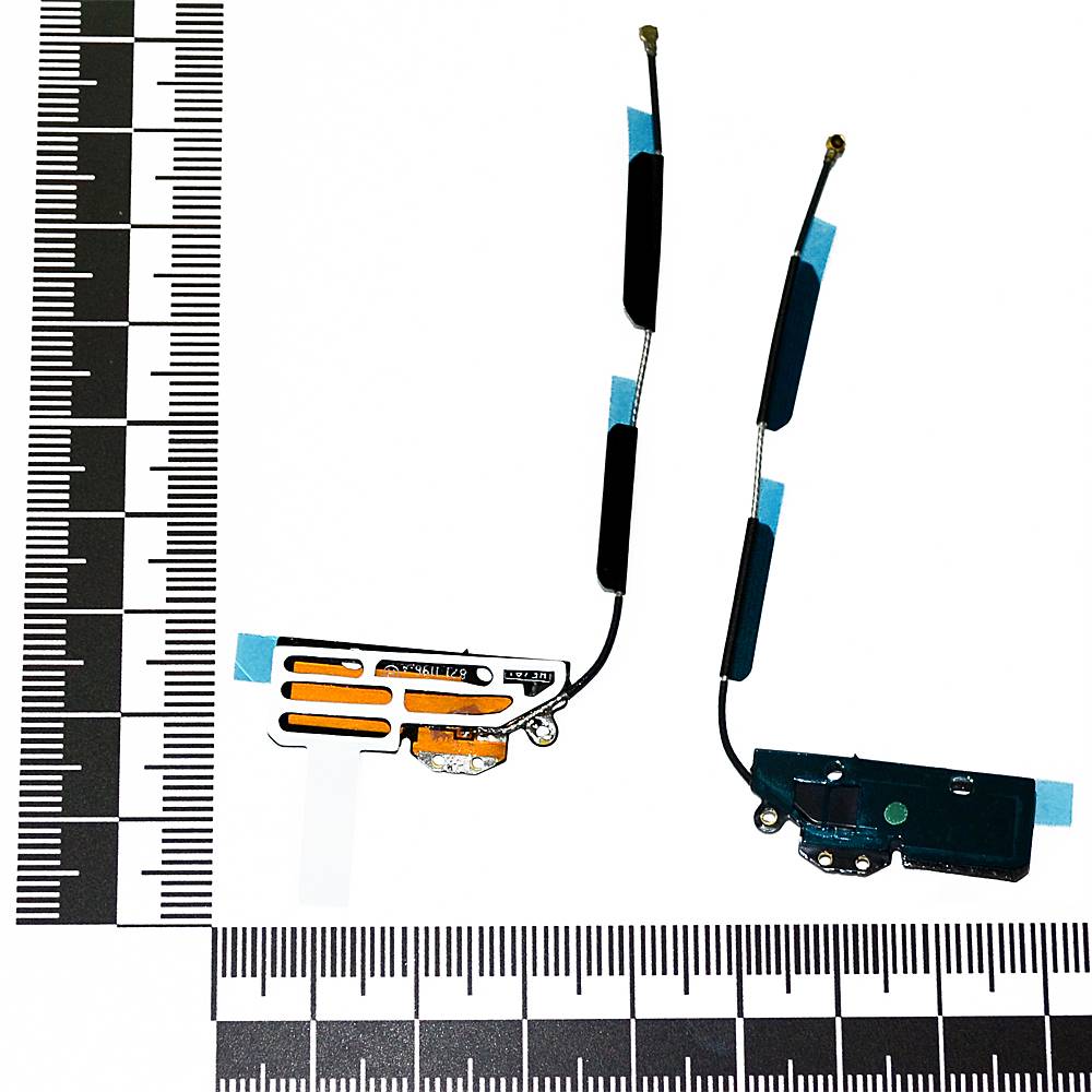 Шлейф iPad 2 (WiFi) + коаксиальный кабель + антенна WiFi orig Factory