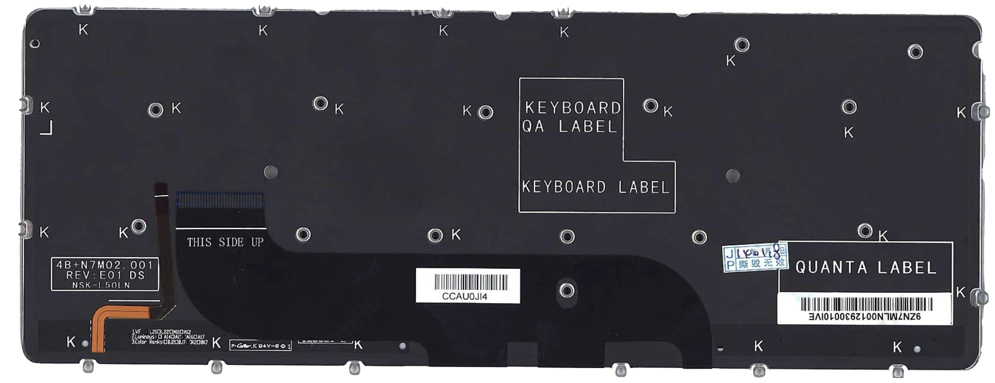 Клавиатура Dell XPS 13Z с подсветкой, OEM
