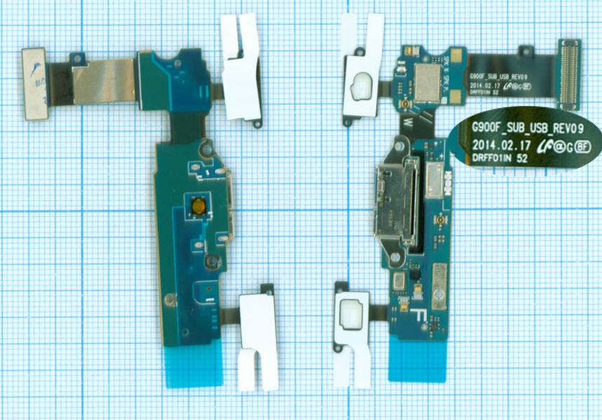 Шлейф разъема питания для Samsung Galaxy S5 SM-G900F