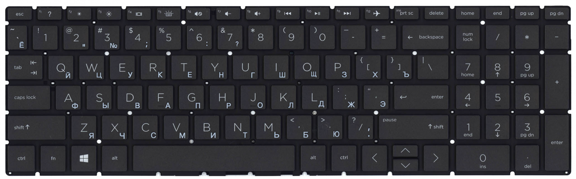 Клавиатура HP 15-dw0000 с подсветкой, OEM