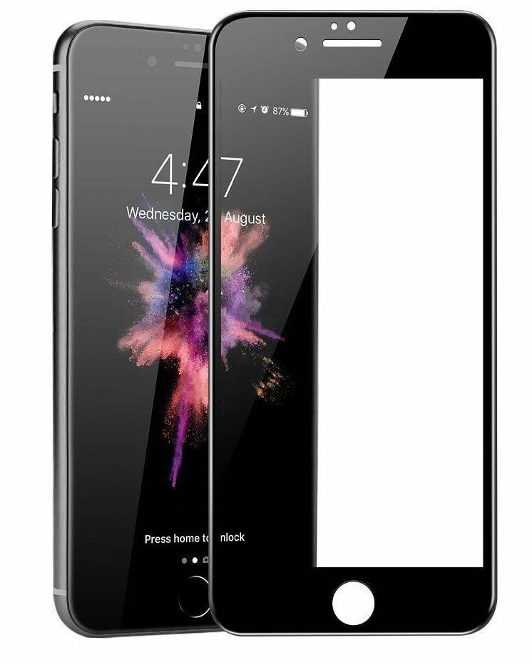 Защитное стекло во весь экран Apple iPhone 7 черное, OEM
