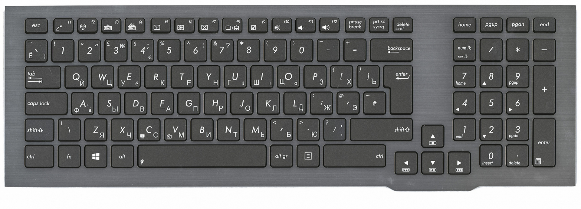 Клавиатура ASUS ROG G75VW с подсветкой, OEM