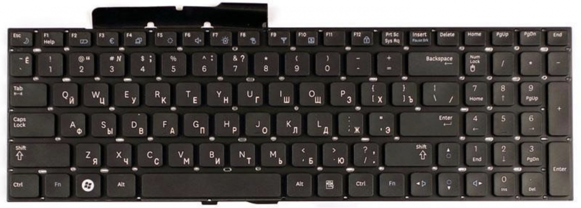 Клавиатура Samsung RC530 черная OEM
