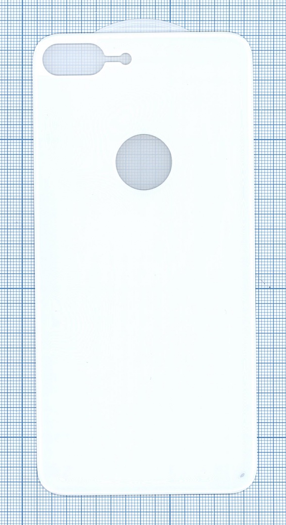 Защитное заднее стекло для iPhone 7/8 Plus белое