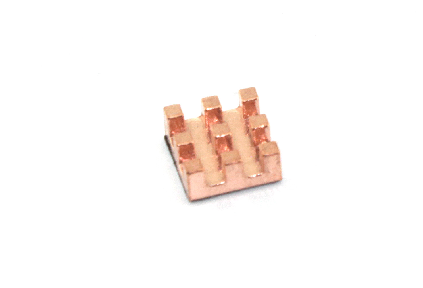 Медный радиатор 7х7х3мм с термоскотчем 3M 9448A