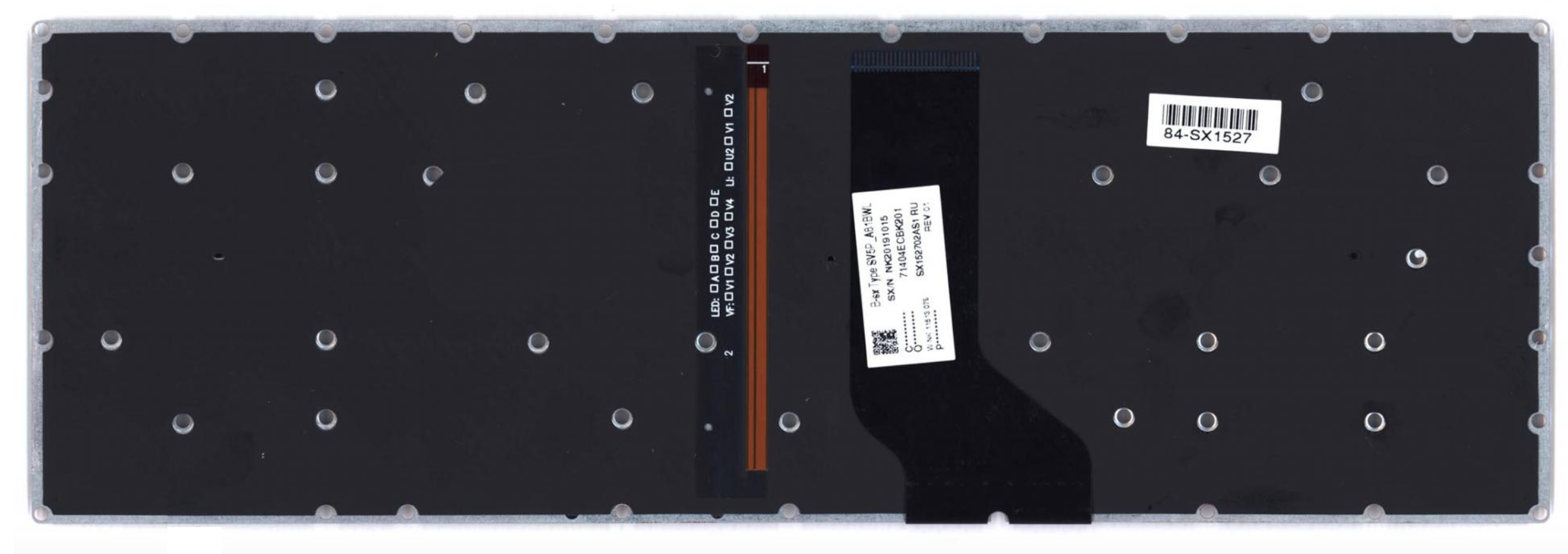 Клавиатура Acer Aspire VN7-593G-73FZ с красной подсветкой, OEM