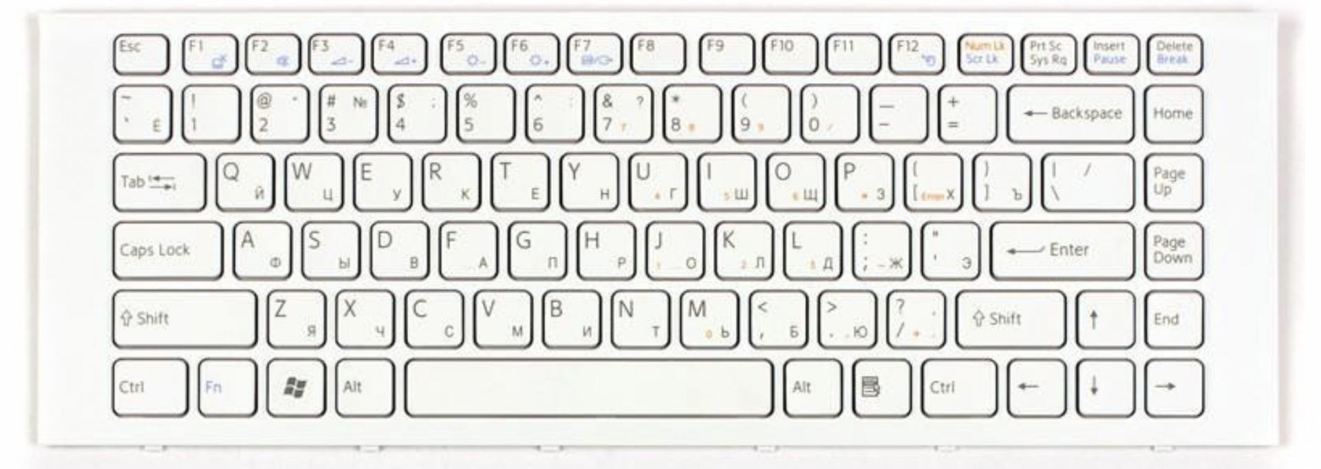 Клавиатура Sony VAIO VPC-EG1S1R/W OEM