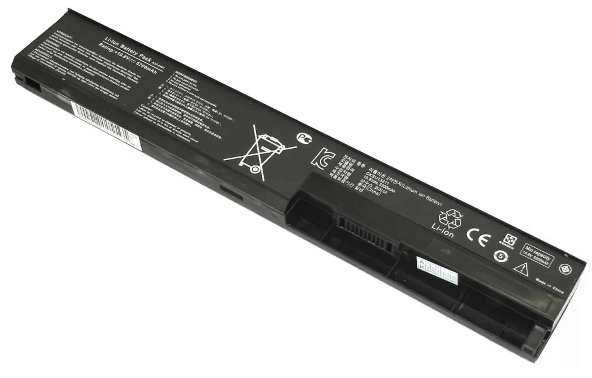 Аккумулятор ASUS X501 10.8V, 5200mAh, OEM