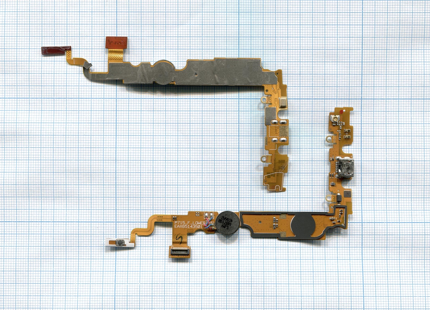 Плата разъема питания с микрофоном для LG L7 II Dual P715