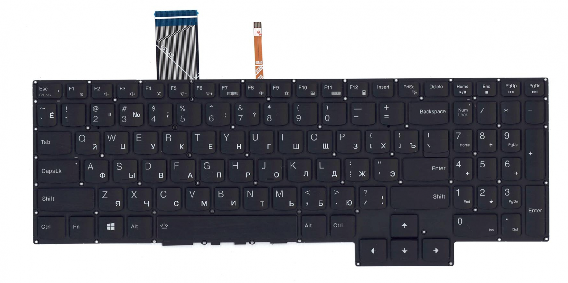 Клавиатура Lenovo Ideapad Gaming 3-15ARH05 белая подсветка, OEM