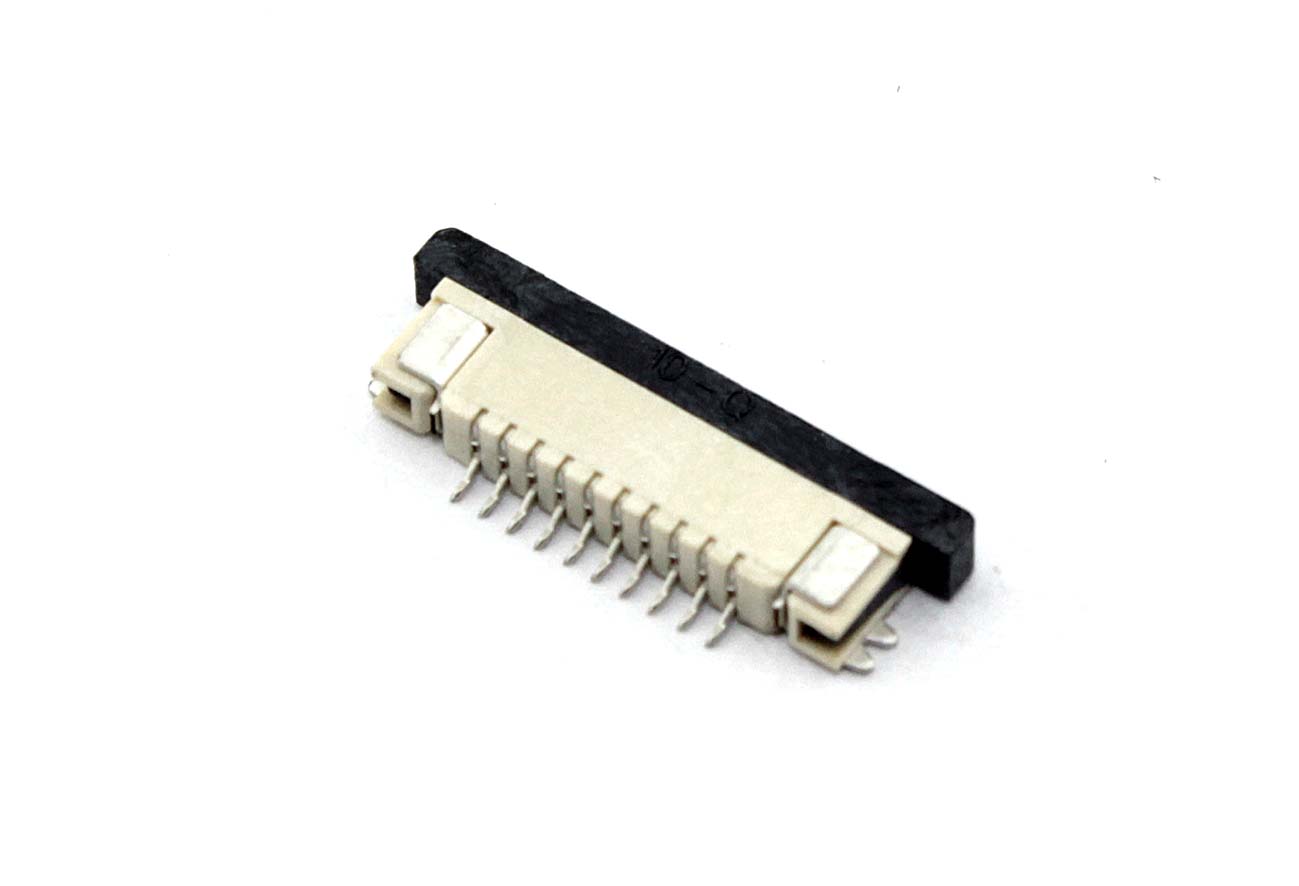 Разъем FPC  Half Coverage Bottom Contact 0.8K-BX-10PWB 10 pin высота 2мм шаг 0,8мм