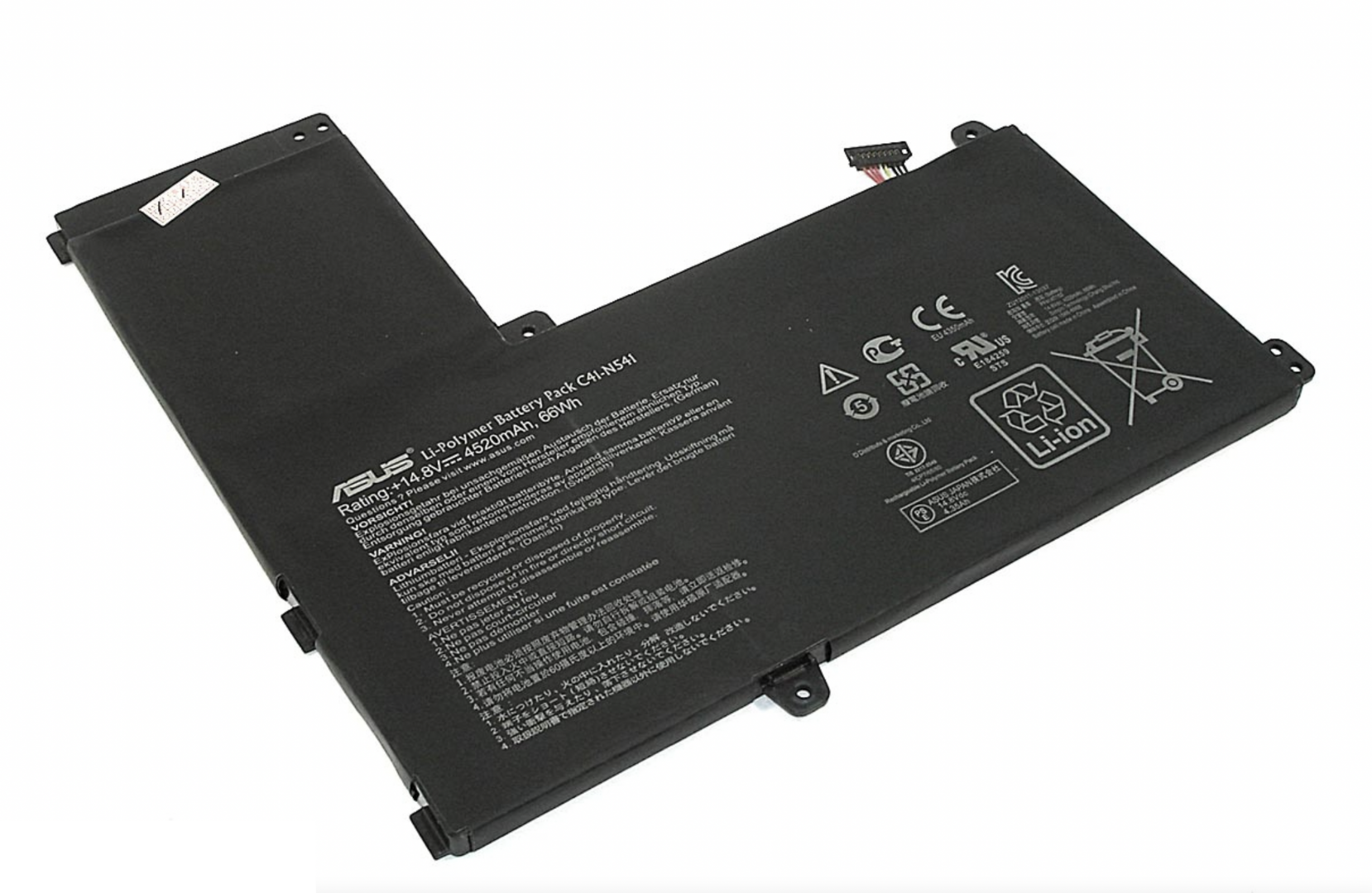 Аккумулятор ASUS N541 14.8V, 66Wh, Original