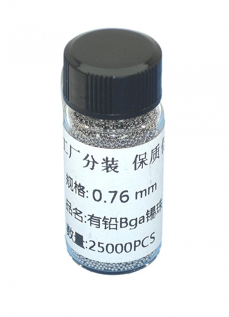 Шары для реболлинга 0,76 мм 25 тыс. штук