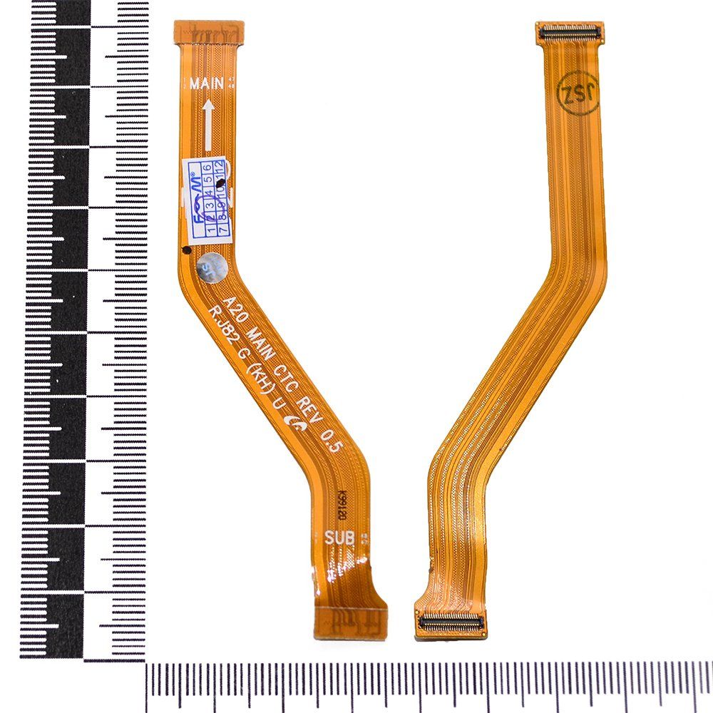 Шлейф Samsung SM-A205F/Galaxy A20 на дисплей orig Factory