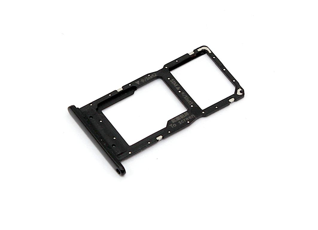 Лоток для SIM-карты Huawei Honor 10 Lite/P Smart 2019 черный