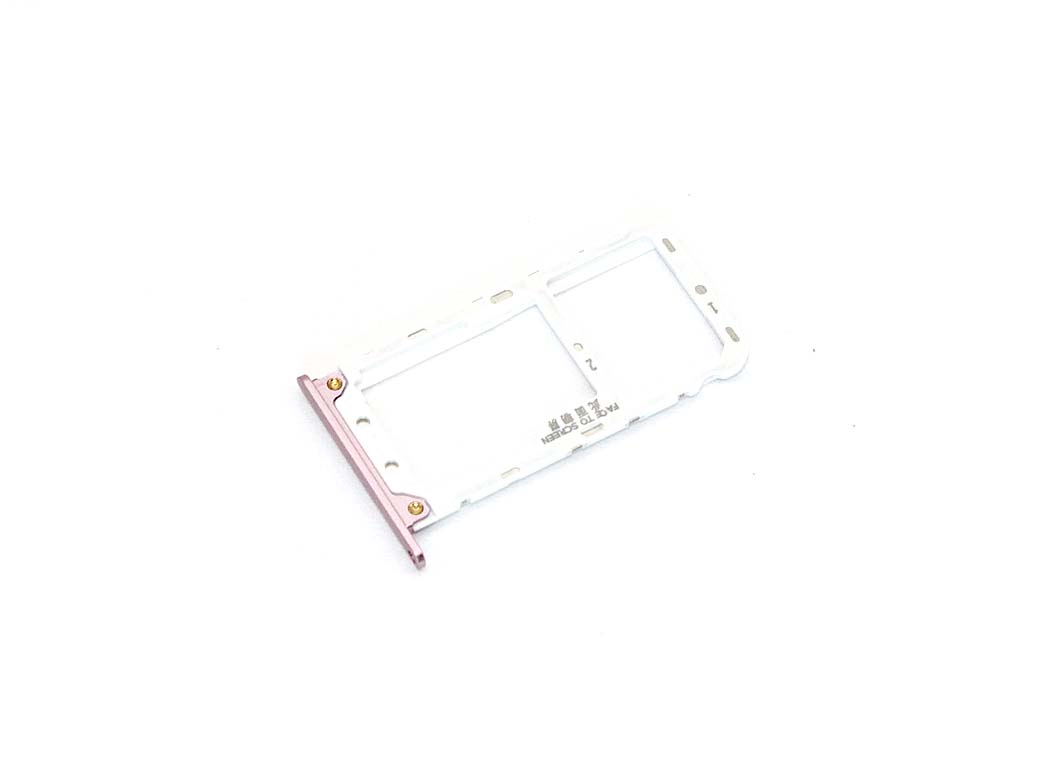 Лоток для SIM-карты Xiaomi Redmi Note 5/Note 5 Pro розовый