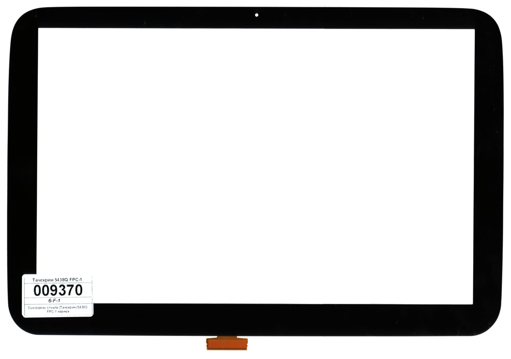Сенсорное стекло (тачскрин) 5438Q FPC-1 черное