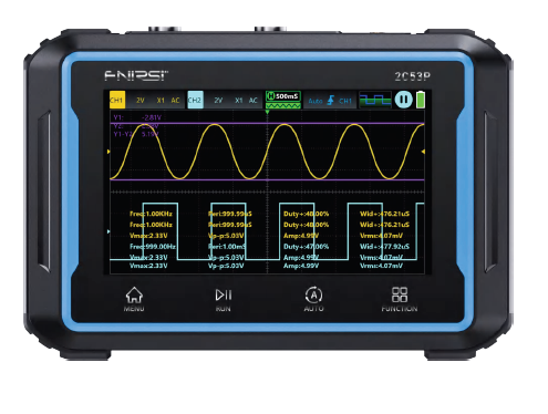 Планшетный осциллограф 3 в 1 FNIRSI 2C53P