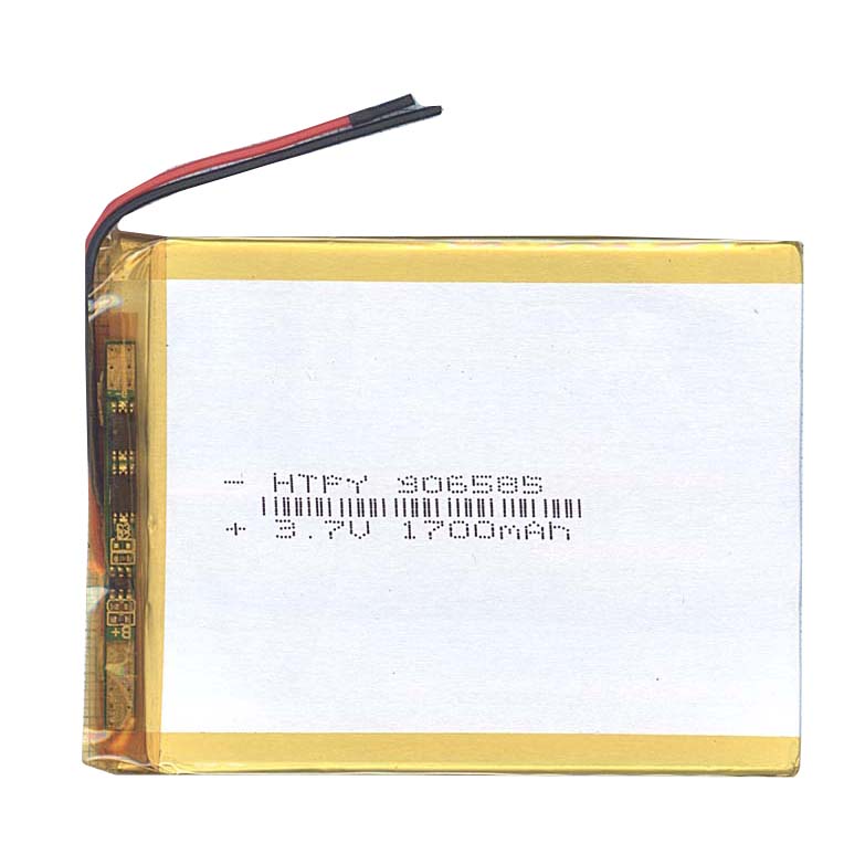 Аккумулятор Li-Pol (батарея) 3*65*85мм 2pin 3.7V/1700mAh