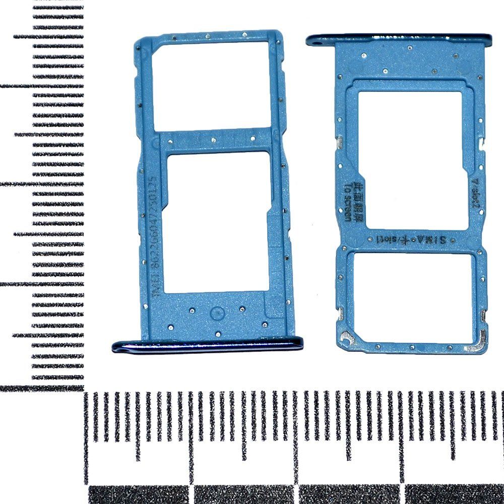 Держатель сим-карты Honor 10i синий orig Factory