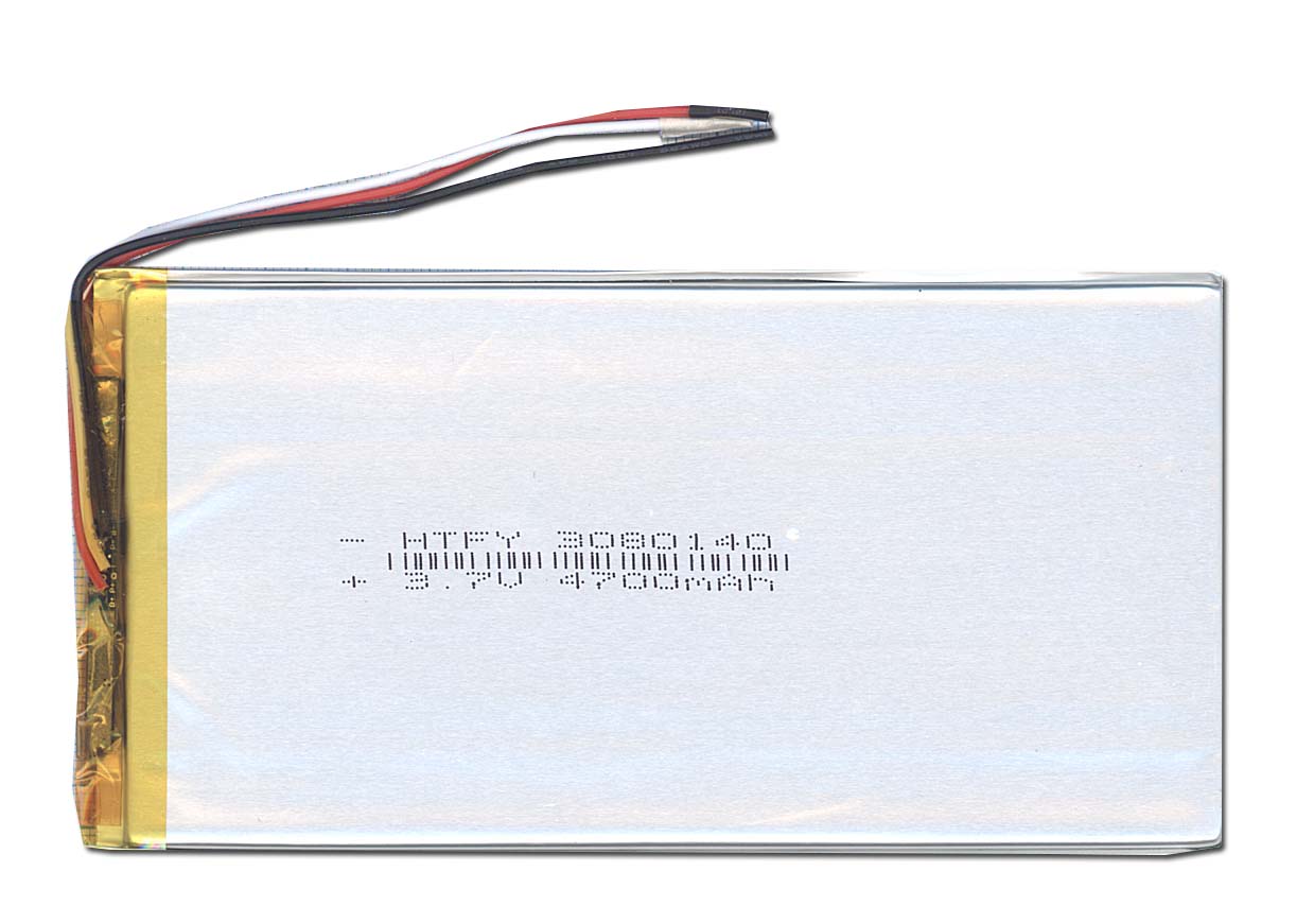 Аккумулятор Li-Pol (батарея) 3*80*140мм 3pin 3.7V/4700mAh