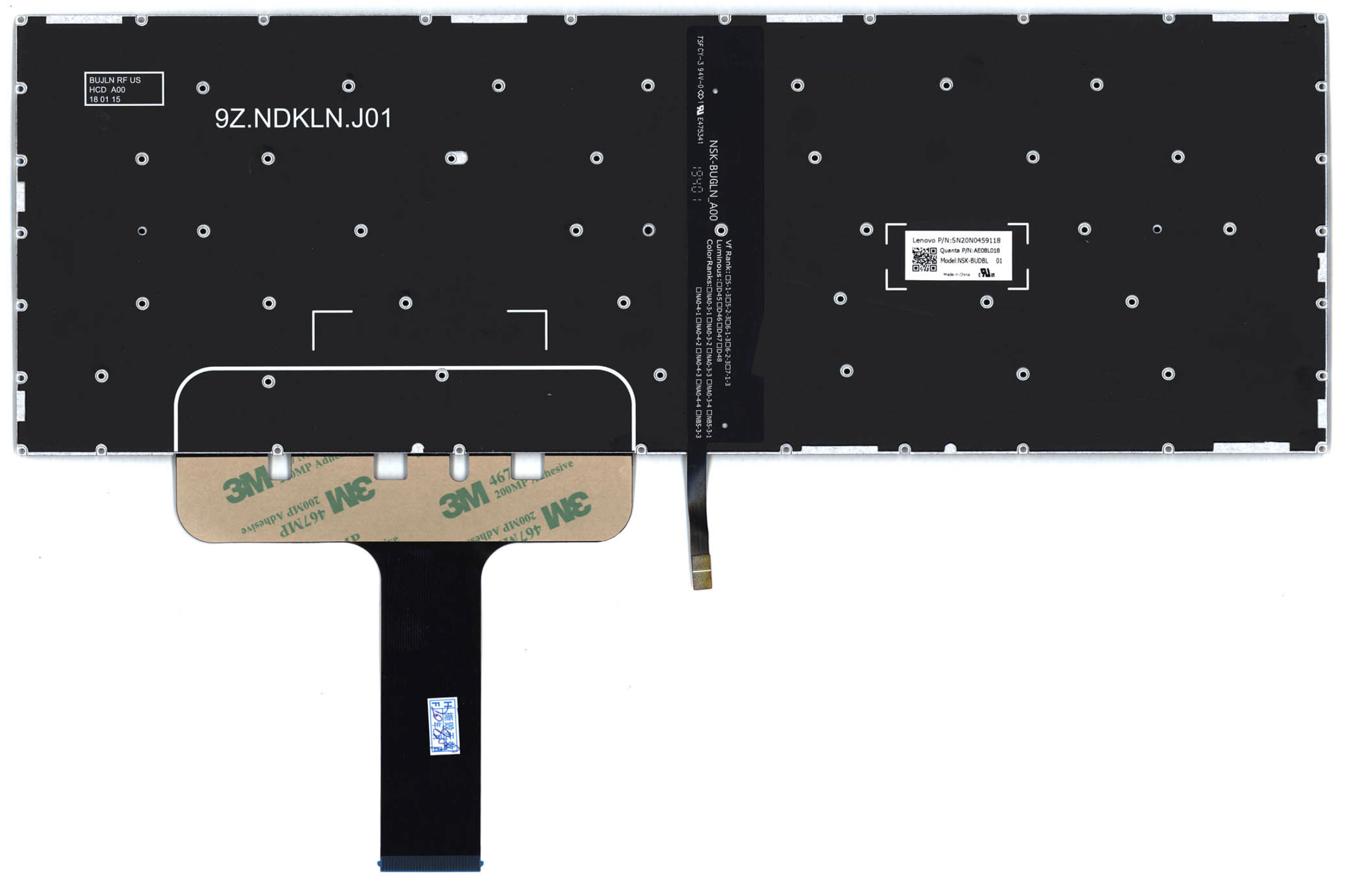 Клавиатура LENOVO Legion Y740-17ICHg с подсветкой, OEM