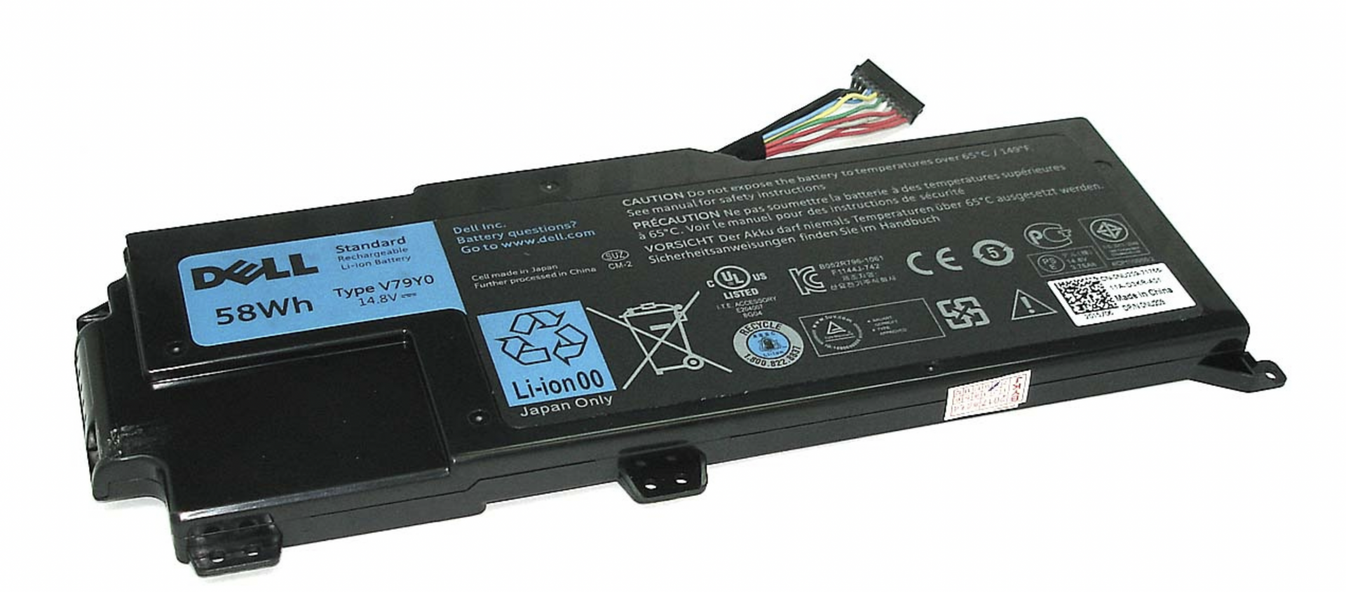 Аккумулятор DELL XPS 14Z 14.4V, 58Wh, Original