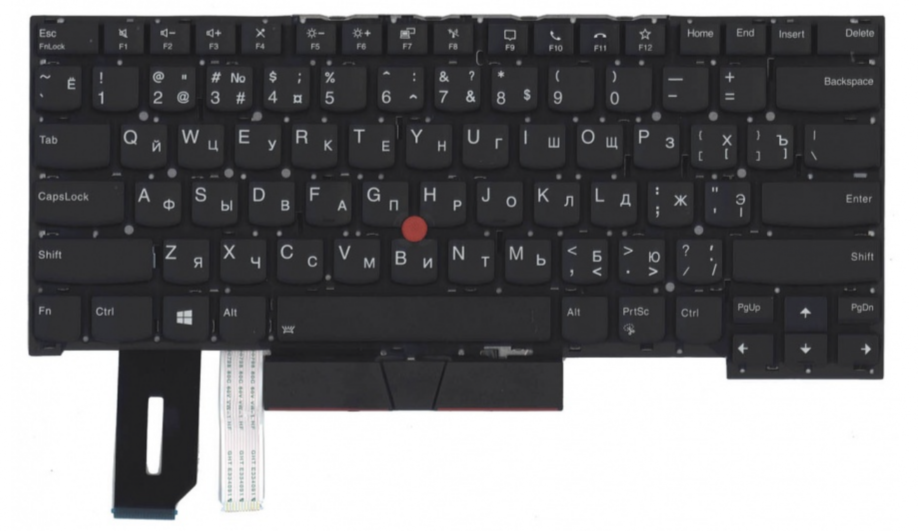 Клавиатура Lenovo ThinkPad T14s Gen2  с подсветкой, OEM