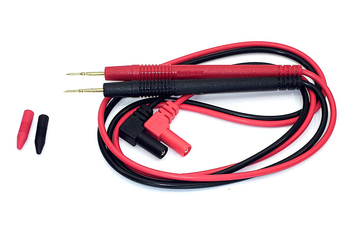 Щупы для тестера LEK-B02 латунный, заострённый  наконечник, кабель 95 см