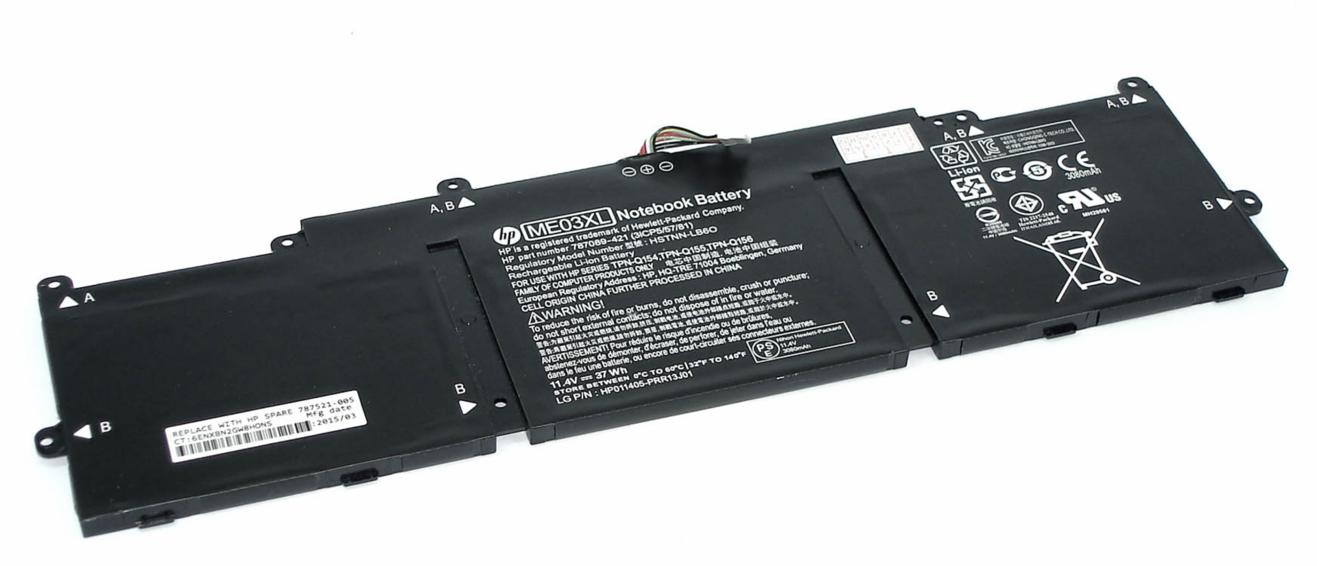 Аккумулятор HP Stream 11-c050ur 11.4V, 37Wh, Original