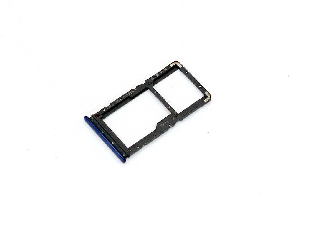 Лоток для SIM-карты Xiaomi Redmi Note 7 Pro синий