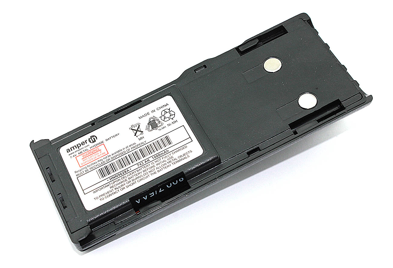 Аккумулятор Amperin для Motorola CP250 CP450 GP88 GP300 GP600 (HNN8133C) 1800mAh 7.4V Ni-Cd