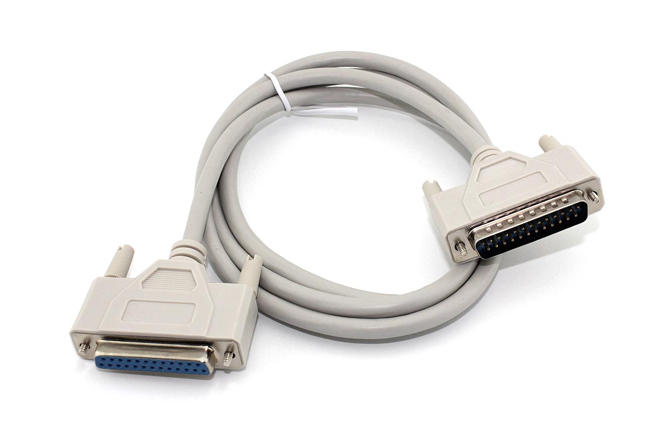 Кабель с разъёмами DB25 мама-папа 1,5 м