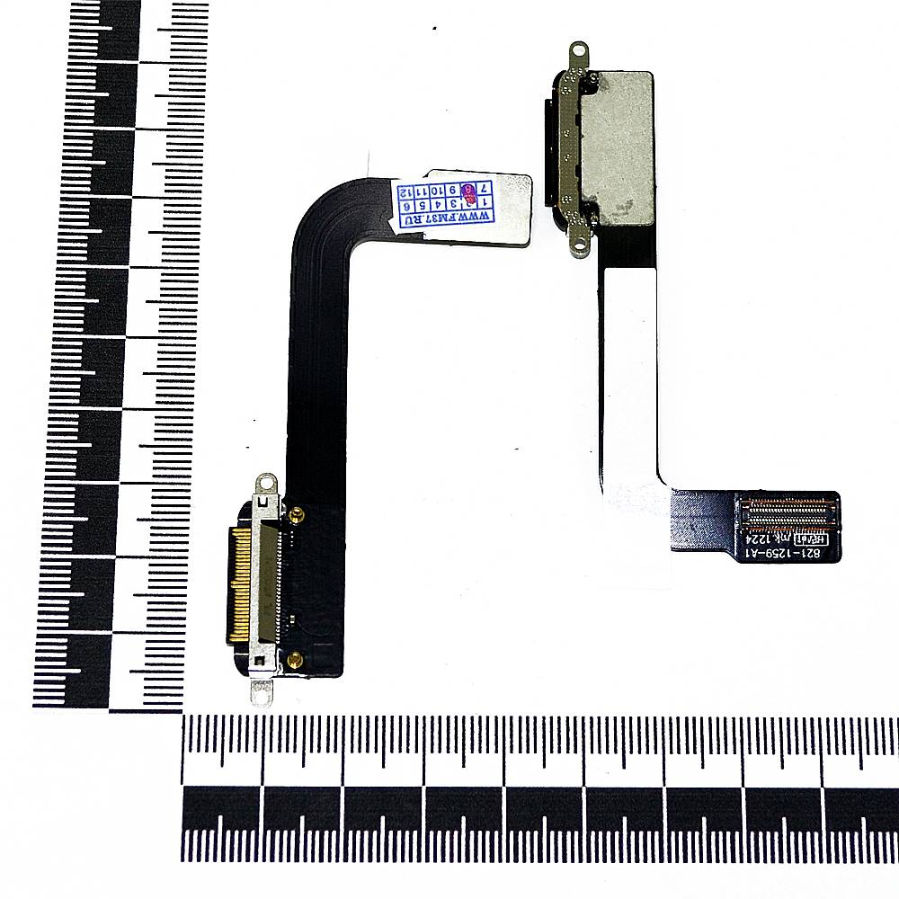 Шлейф iPad 3 + разъем зарядки