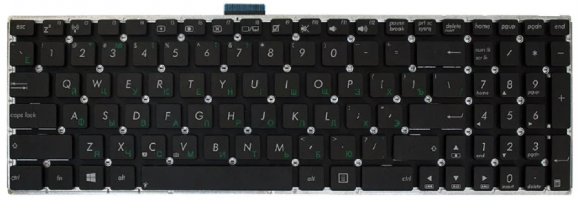 Клавиатура ASUS X551CA OEM (плоский Enter)