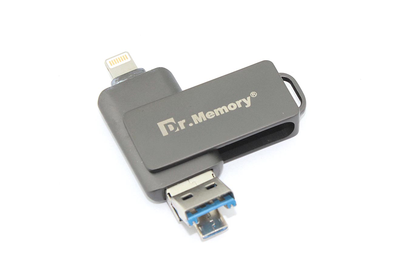Флешка USB Dr. Memory 051 8Гб, USB 3.0, черный