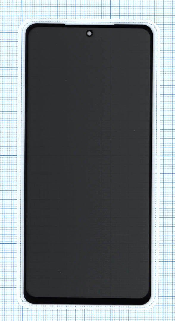 Защитное стекло Privacy "Анти-шпион" для Xiaomi Redmi Note 10 Pro/ Note 10 Lite / Poco F3 черное