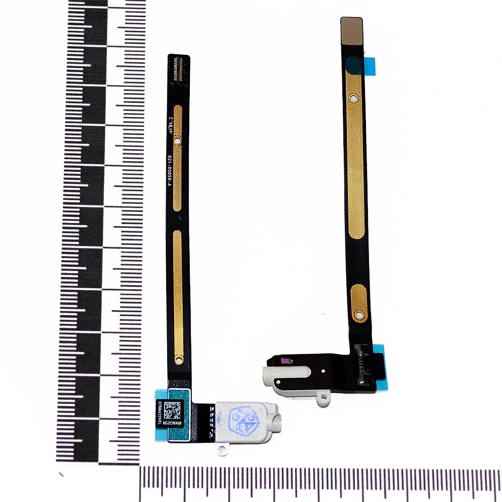 Шлейф iPad Air 2 + разъем гарнитуры белый