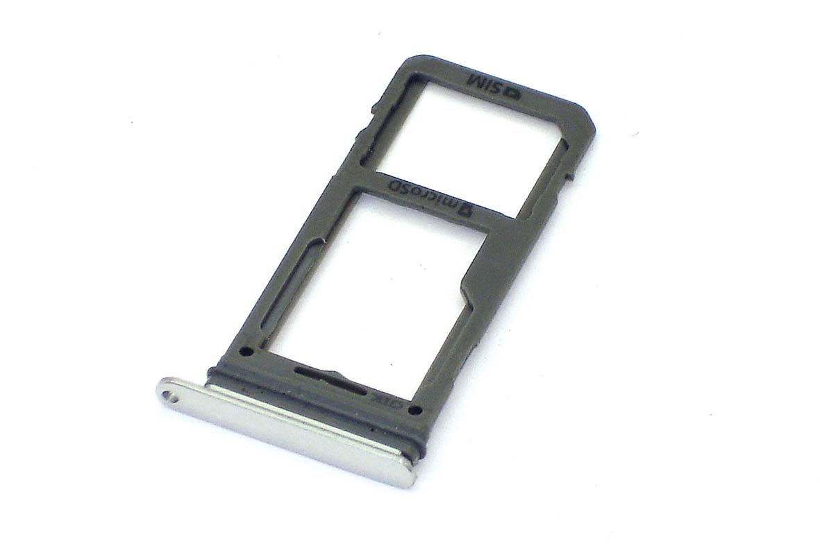 Лоток для SIM-карты Samsung Galaxy S8/S8+ (G950F/G955F) серебристый