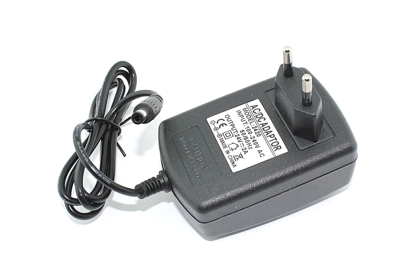 Блок питания (сетевой адаптер) 24V 2A 5.5x2.5