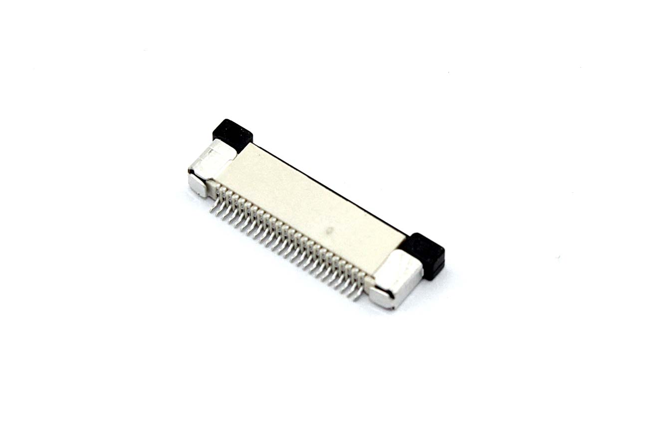 Разъем FPC  Half Coverage Top Contact 0.5K-BS-24PWB 24 pin высота 2мм шаг 0,5мм
