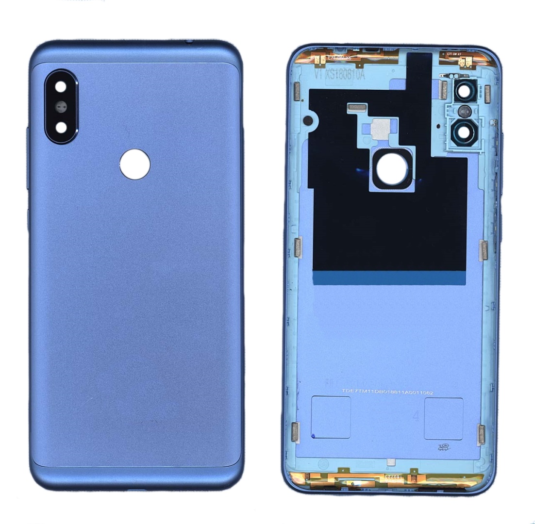 Задняя крышка для Xiaomi Redmi Note 6 Pro голубая