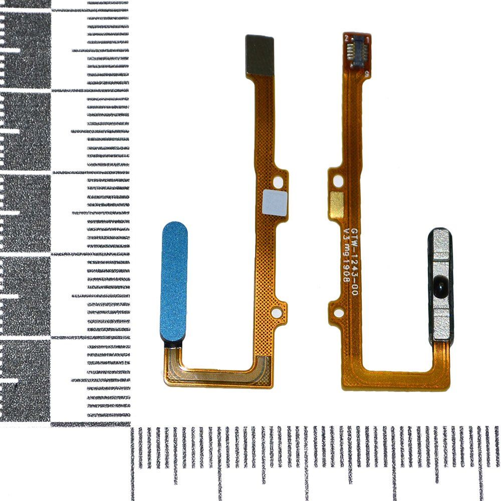 Шлейф Honor 20/20 Pro + сканер отпечатка пальца зеленый orig Factory