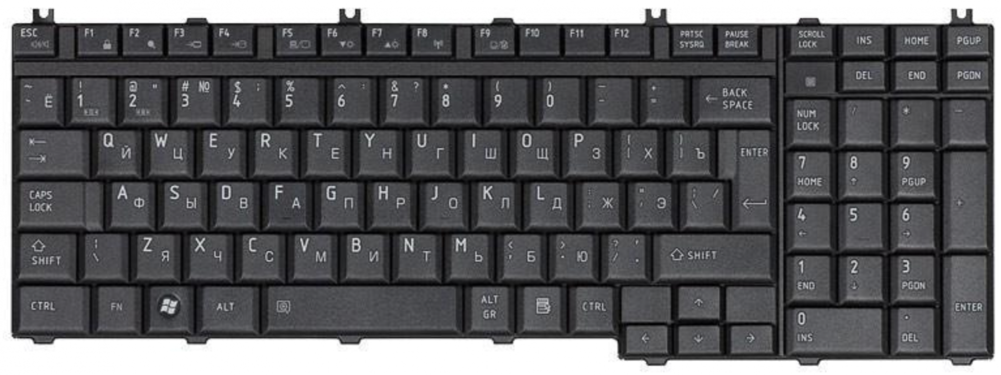 Клавиатура Toshiba Satellite L500 OEM