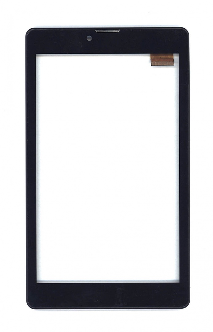 Сенсорное стекло (тачскрин) для Irbis TZ736 черное с рамкой