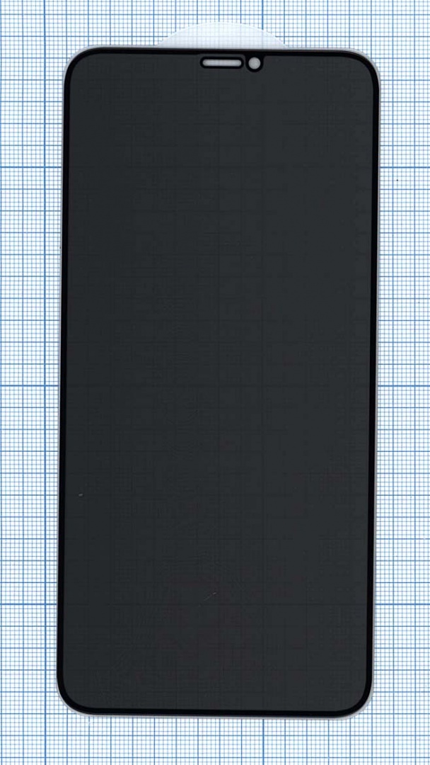 Защитное стекло Privacy "Анти-шпион" для iPhone 11 Pro Max черное