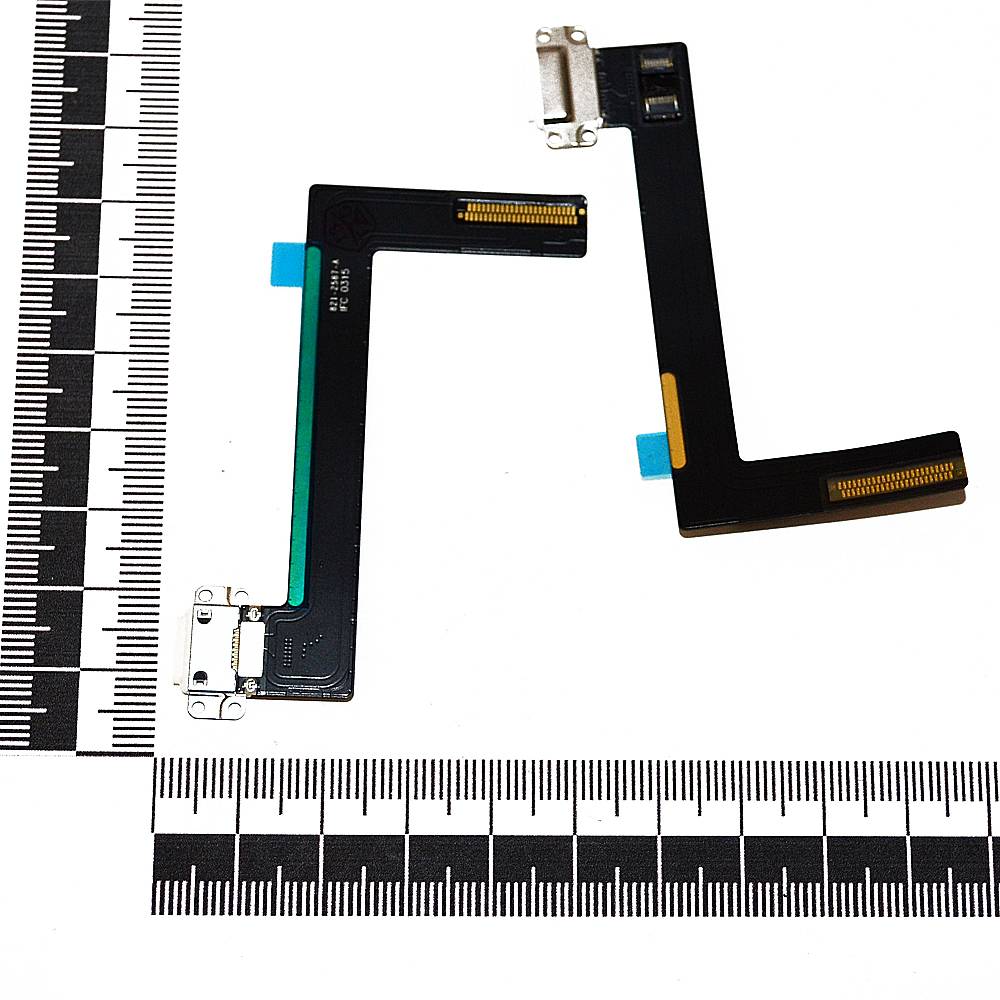 Шлейф iPad Air 2 + разъем зарядки белый